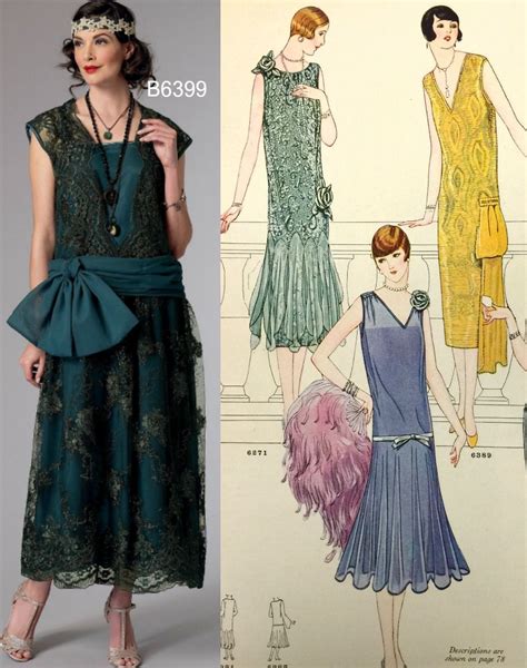 patterns 1920s dresses free